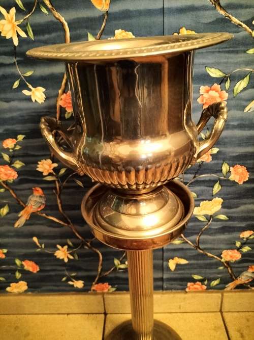 Silver plated Champagne Bucket with Stand