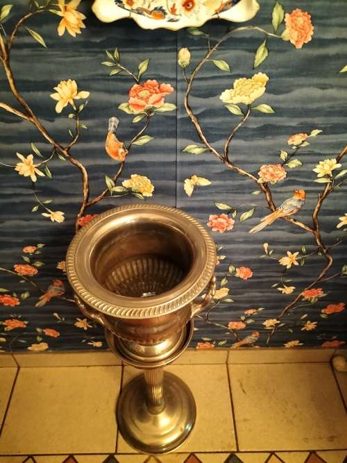 Silver plated Champagne Bucket with Stand