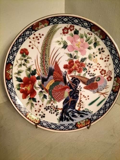 Japanese  Pheasant Decorated Plate