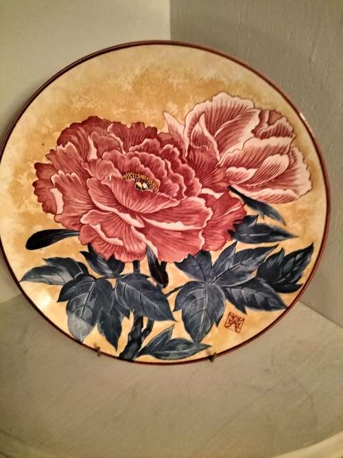 Imperial Imari Large Peony Plate