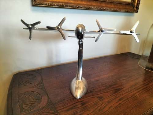 Cast Aluminium Areoplane on Stand for Kaliphop