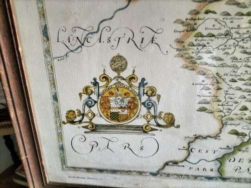 SAXTONS MAP OF YORKSHIRE 1577