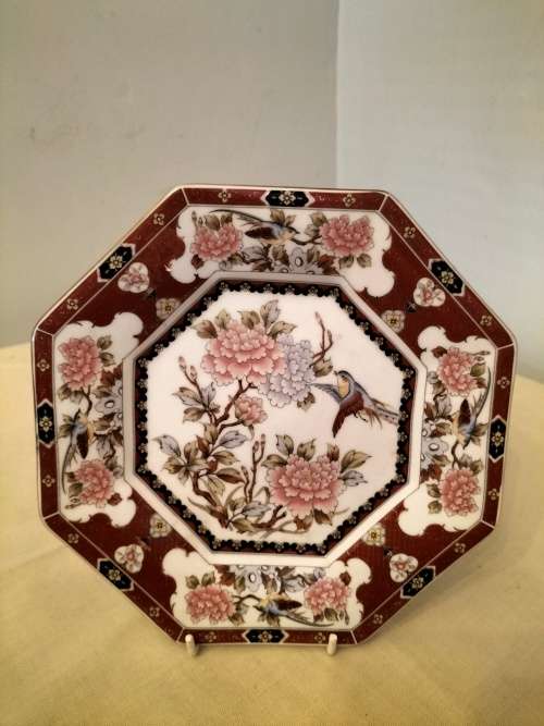 Hexagonal Imperial Imari Plate