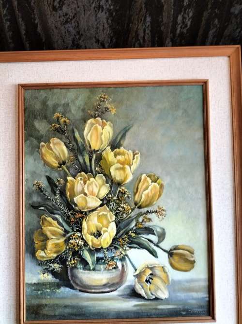 Bowl of Yellow Ranunculus by Lou`s Campbell