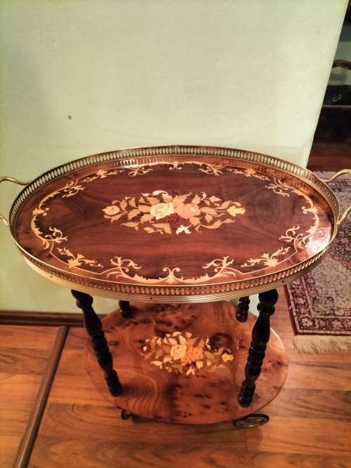 Vintage Marquery of Sorrento Drinks Trolly