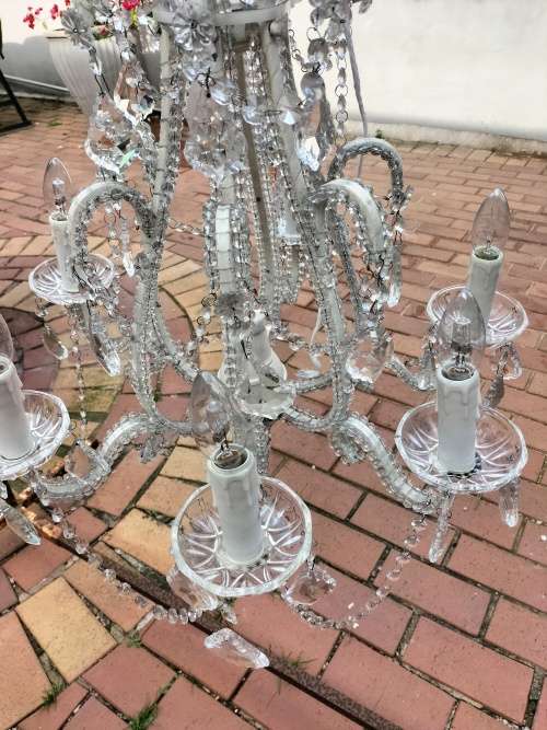 Stunning 6 Arm Crystal Chandelier