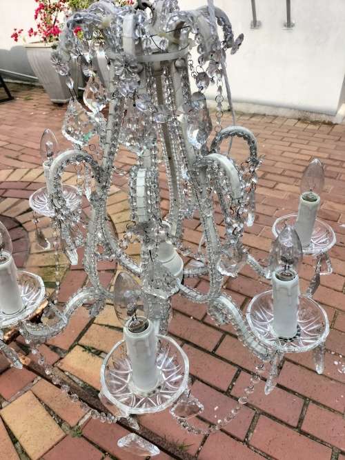 Stunning 6 Arm Crystal Chandelier