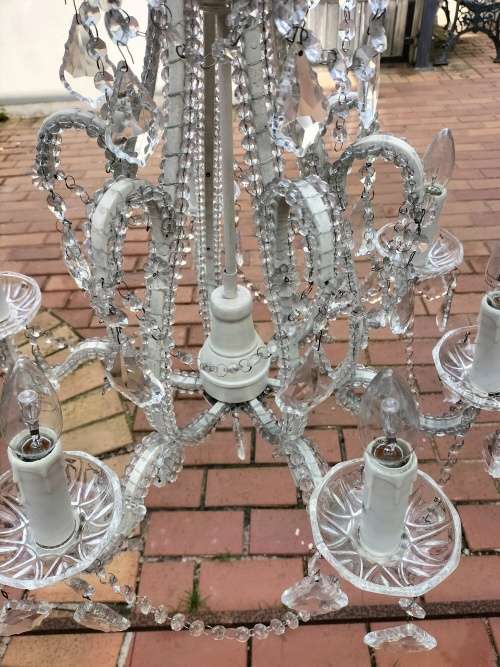 Stunning 6 Arm Crystal Chandelier