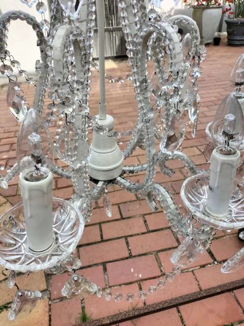 Stunning 6 Arm Crystal Chandelier