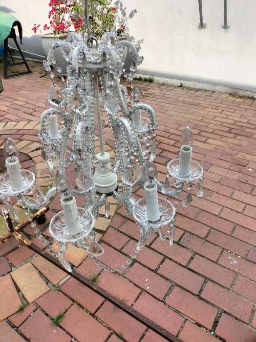 Stunning 6 Arm Crystal Chandelier