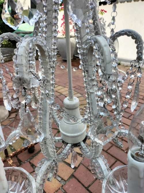 Stunning 6 Arm Crystal Chandelier