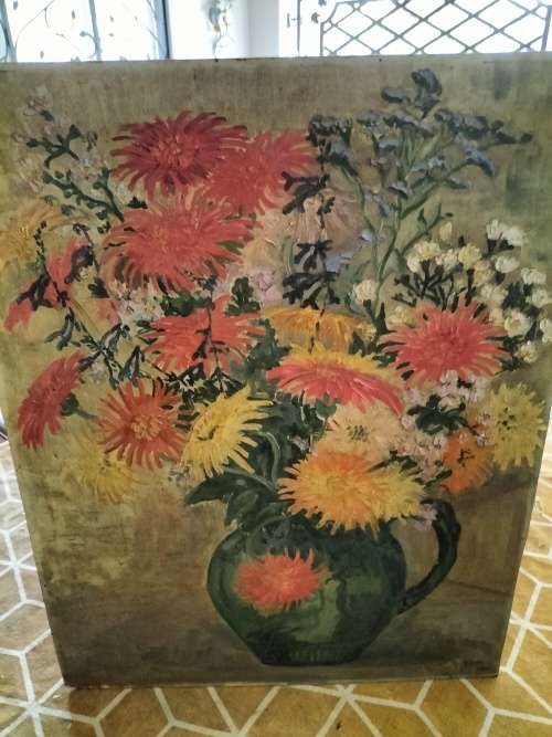 Painting of Daisies in a Jug Unframed