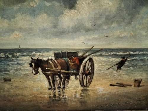 Framed Painting Seascape by Anton Phyanders