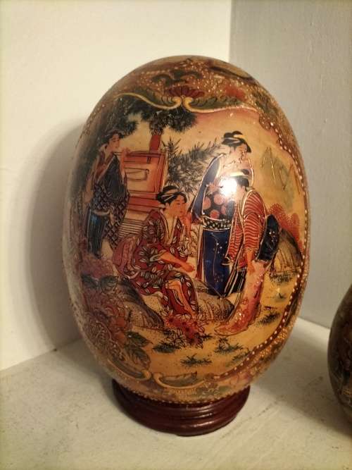 Japanese Satsuma Decorative Eggs