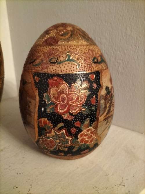 Japanese Satsuma Decorative Eggs