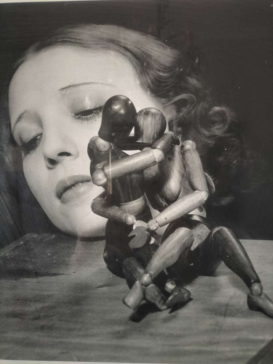 Man Ray  - Lydia  with Mannequins 1932Fine art print black & White Gallery Framed