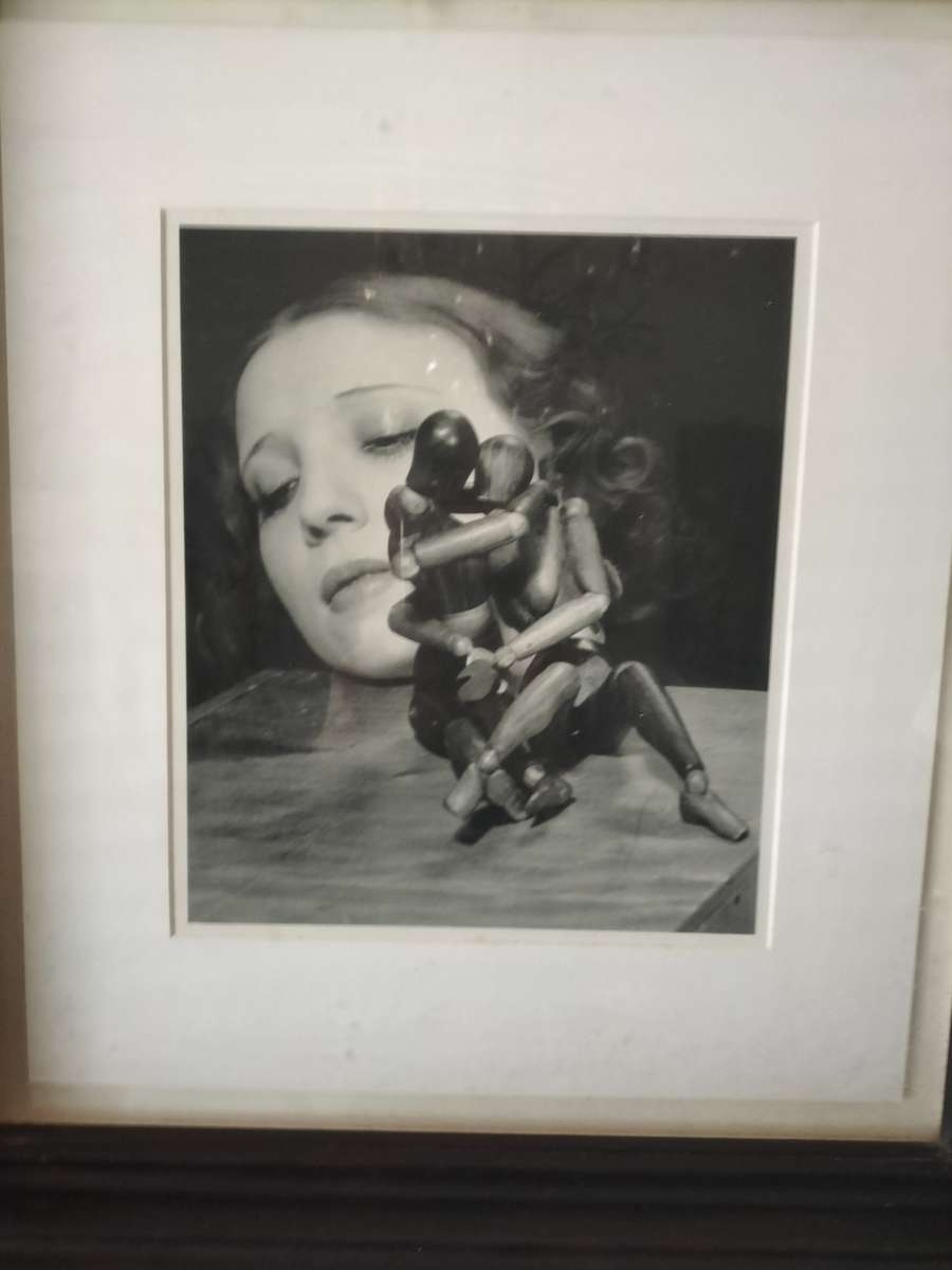 Man Ray  - Lydia  with Mannequins 1932Fine art print black & White Gallery Framed