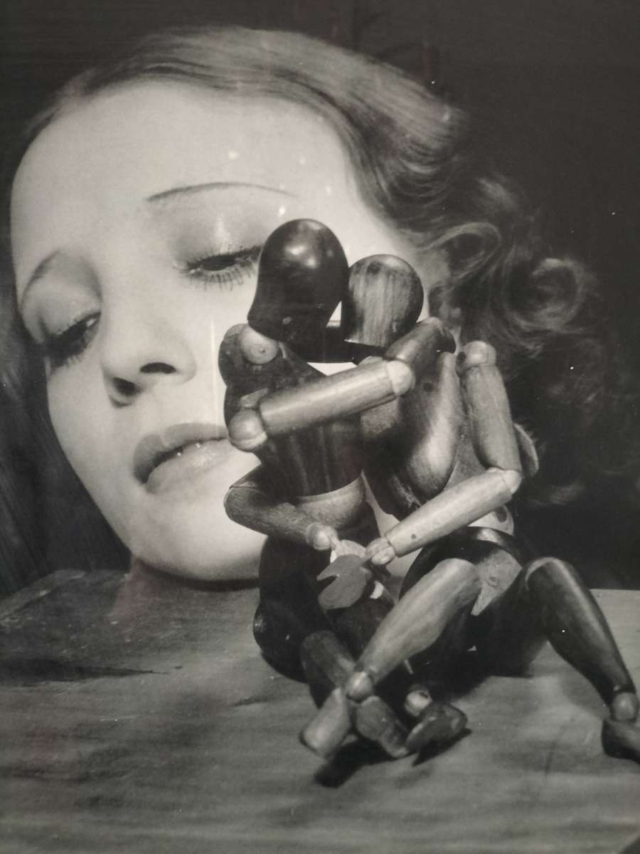 Man Ray  - Lydia  with Mannequins 1932Fine art print black & White Gallery Framed