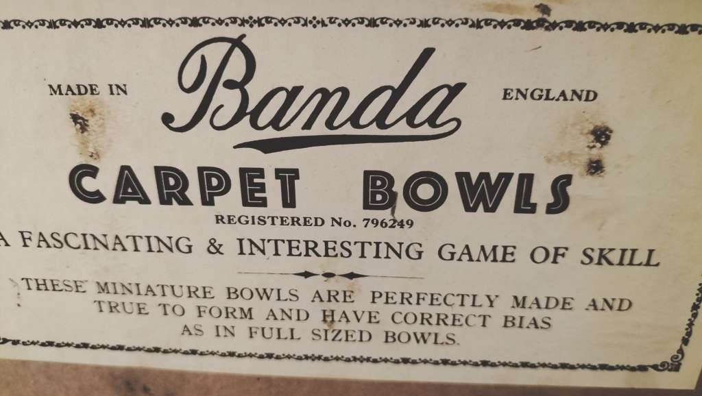 Banda Carpet Bowls Made in England