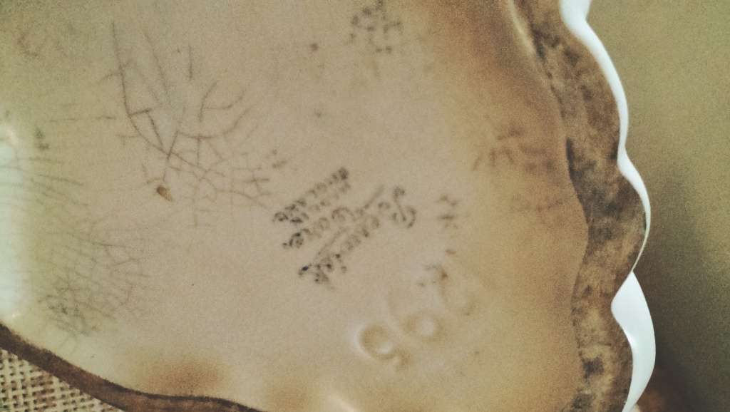 Art Deco Beswick White Cornopia Vase