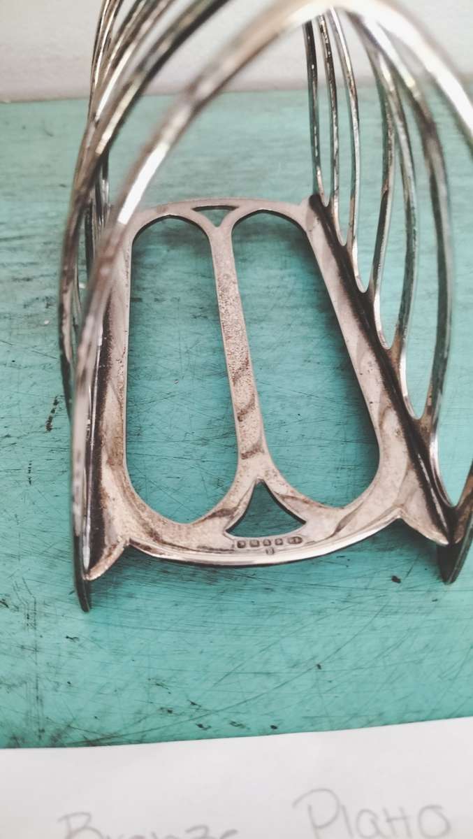 Antique Silver Plated Toast Rack