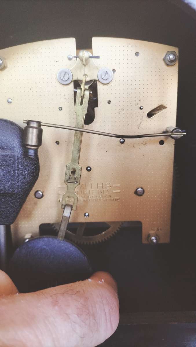 Art Deco Style Smith Enfield Mantle Wooden Clock