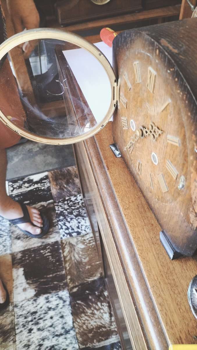 Art Deco Style Smith Enfield Mantle Wooden Clock