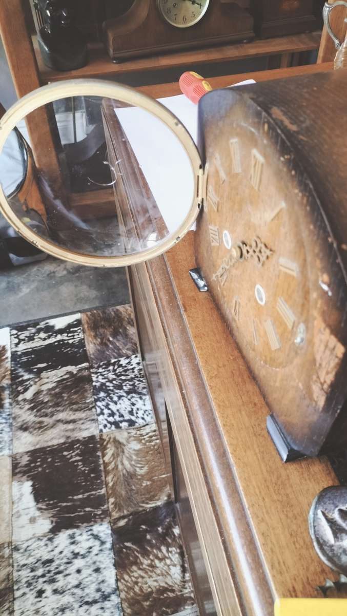 Art Deco Style Smith Enfield Mantle Wooden Clock