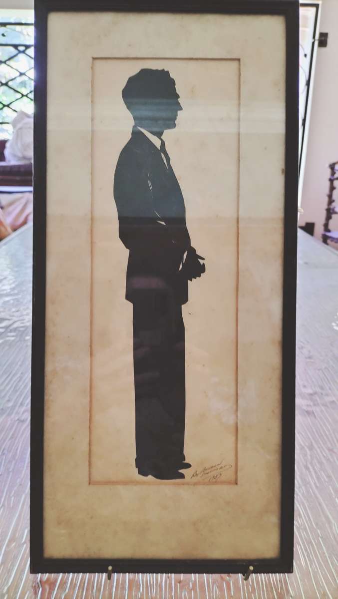 Silhouette of a Man by Baron Scotford dated 1937