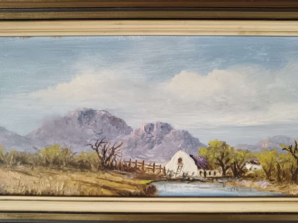 Cape Dutch Framed Painting