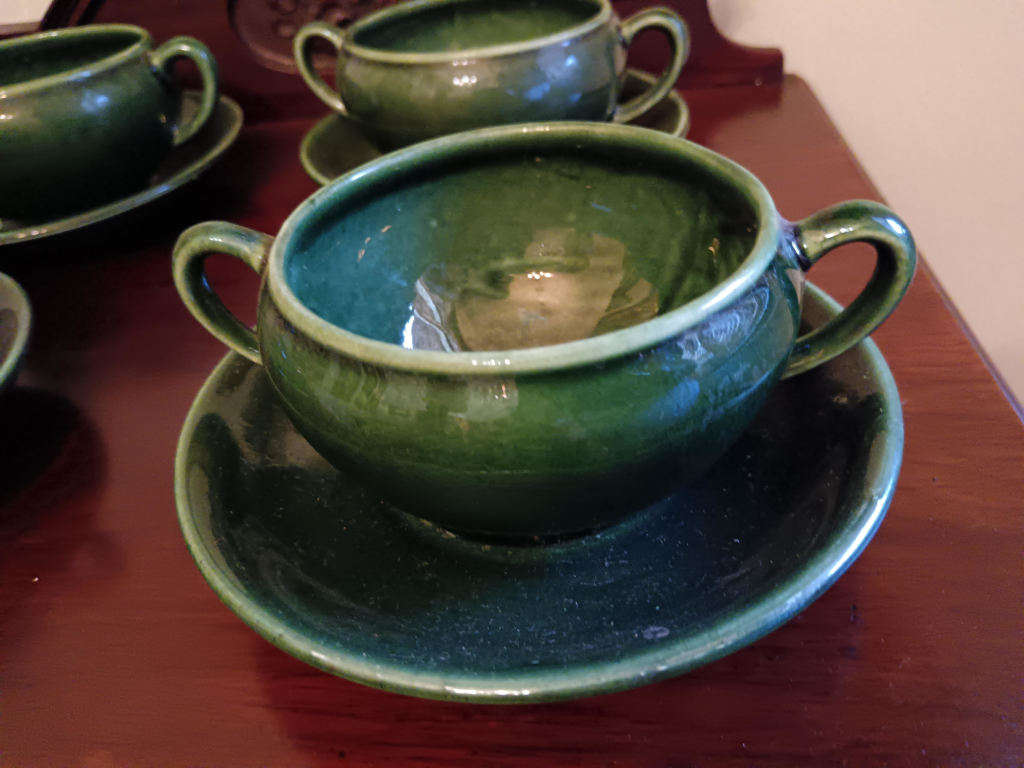 Drosdy Set of 4 Soup Bowls and Saucers