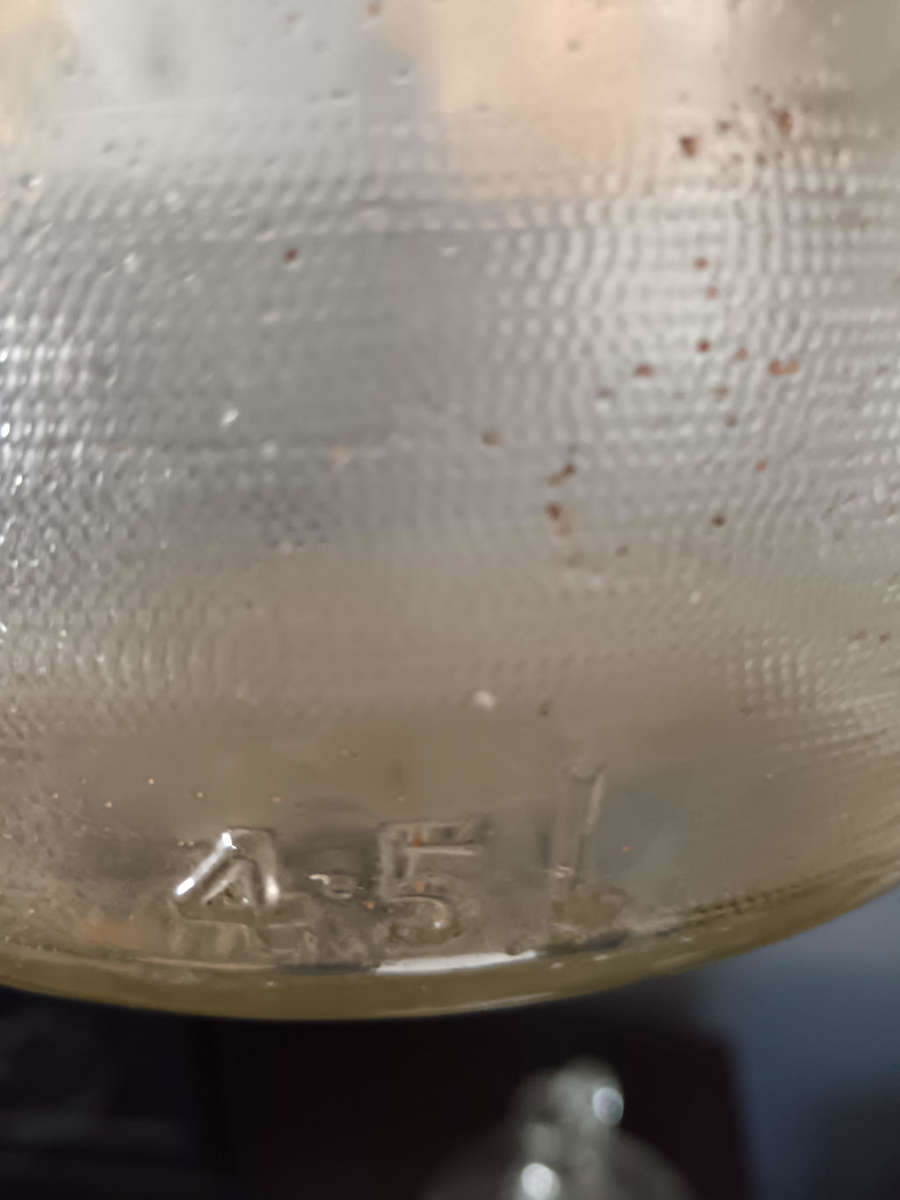 Clear Glass Jug Bottle