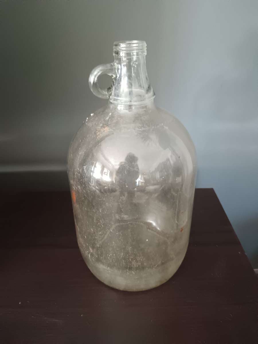 Clear Glass Jug Bottle