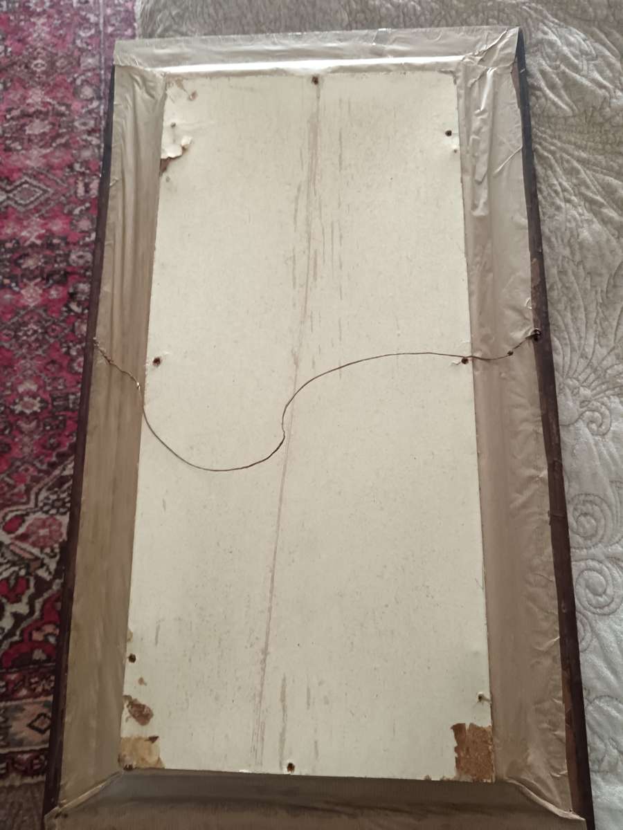 Antique Painting of Birds in a Fir Tree Artist signed dated 1915