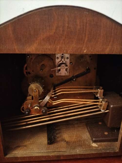 Wooden Mantle Clock - Untested