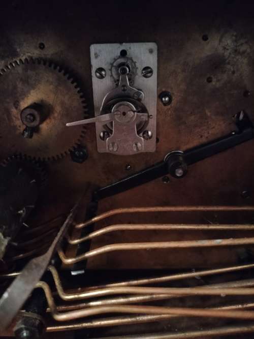 Wooden Mantle Clock - Untested