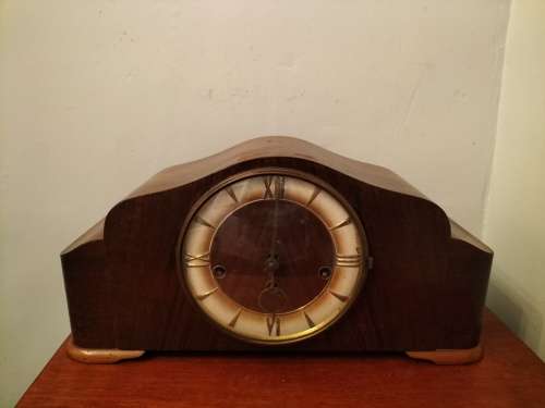 Wooden Mantle Clock - Untested