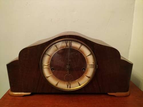 Wooden Mantle Clock - Untested