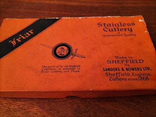 Friar Cutlery Fruit Knives made in Sheffield Set of 6