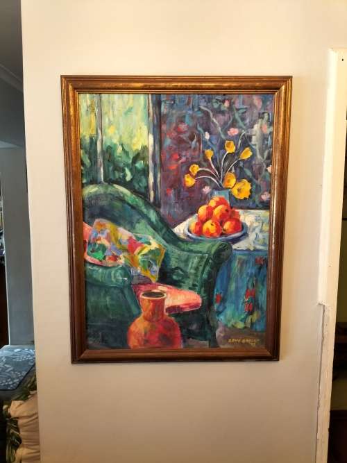 Framed SA Artist René Breedt Still life Painting