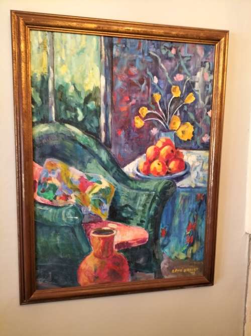 Framed SA Artist René Breedt Still life Painting