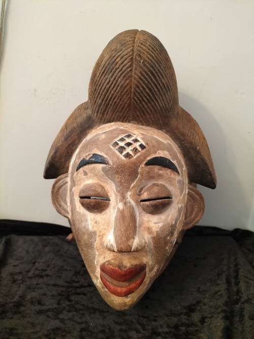 Punu  Congo Wooden Mask