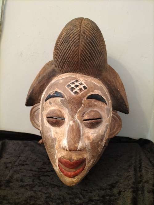 Punu  Congo Wooden Mask