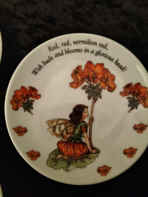 Set of 3 Flower Fairies Plate by Cicily Mary Barker