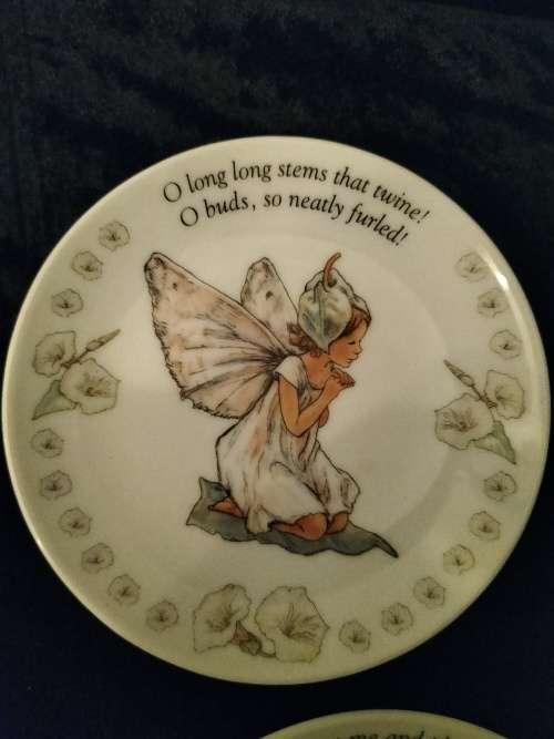 Set of 3 Flower Fairies Plate by t Cicily Mary Barker