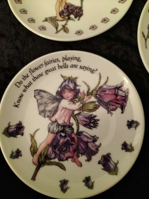 Set of 3 Flower Fairies Plate by Cicily Mary Barker