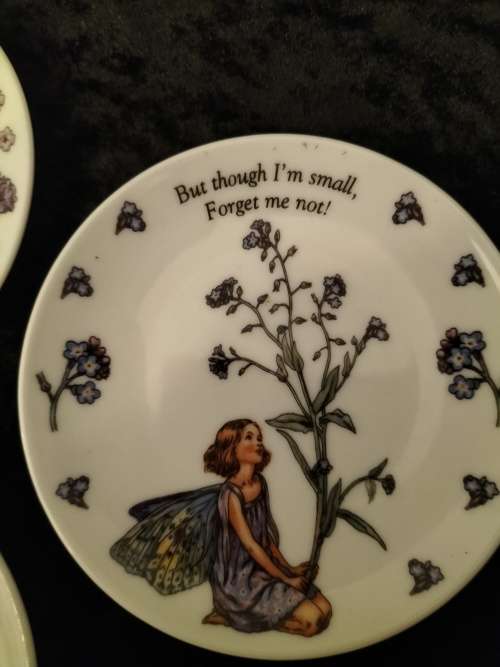 Set of 3 Flower Fairies Plate by Cicily Mary Barker