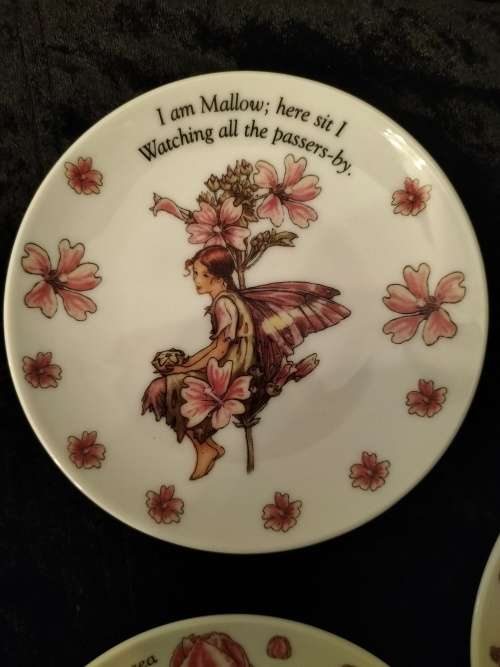 Set of 3 Flower Fairies Plate by Cicily Mary Barker