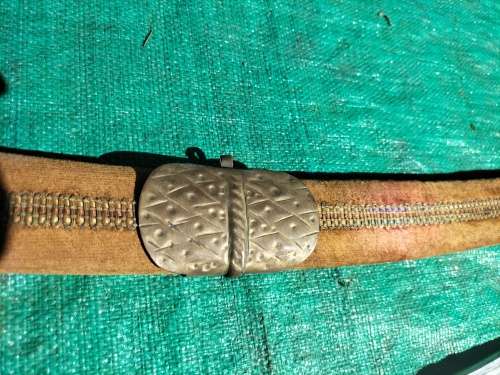 Antique Tulwar Sword with Scabbard South Indian/ Indo Persian Possibly 18/19 Centuary