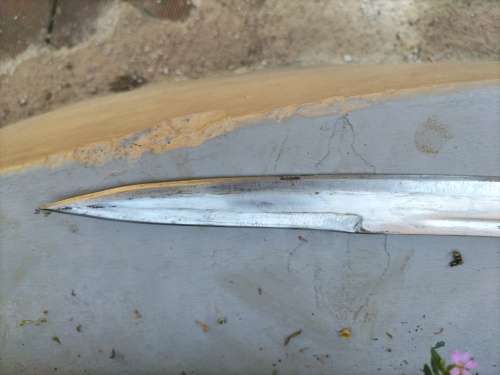 Antique Tulwar Sword with Scabbard South Indian/ Indo Persian Possibly 18/19 Centuary